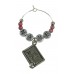 Personalised No 1 Teacher Wine Glass Charm on a Gift Card